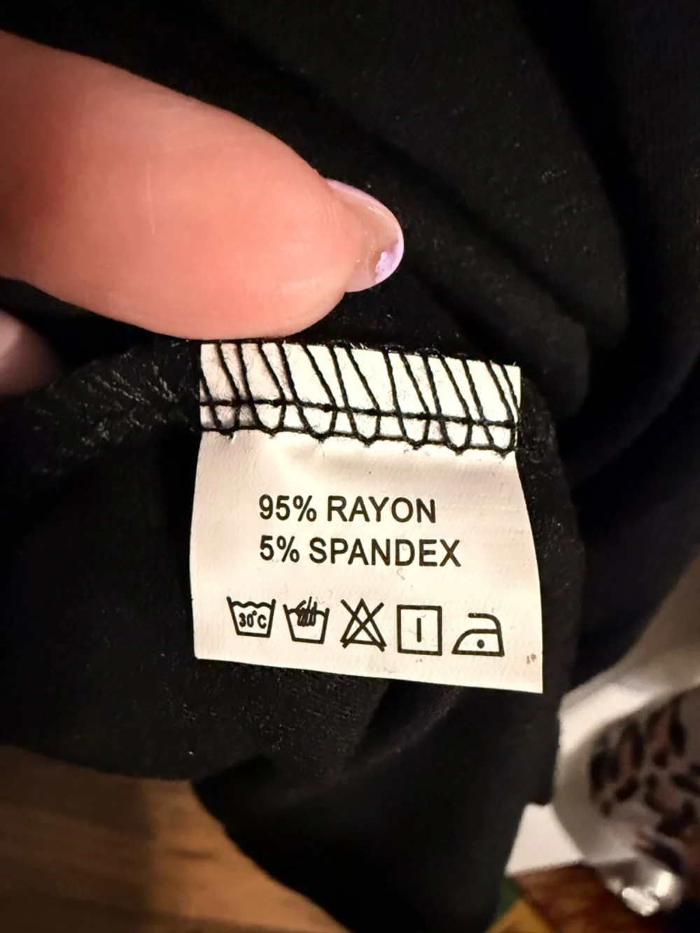 NWT Rosriss Black Leopard Print Raglan Baseball Tee - Plus Size - Picture 4 of 11